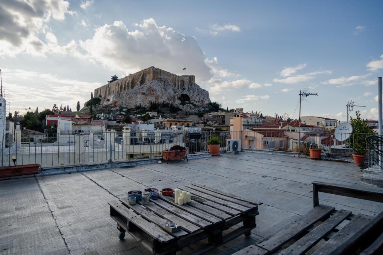 Plaka With Acropolis Rooftop View Access Athena Bagian luar foto