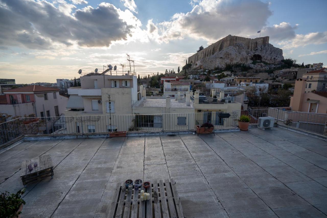 Plaka With Acropolis Rooftop View Access Athena Bagian luar foto