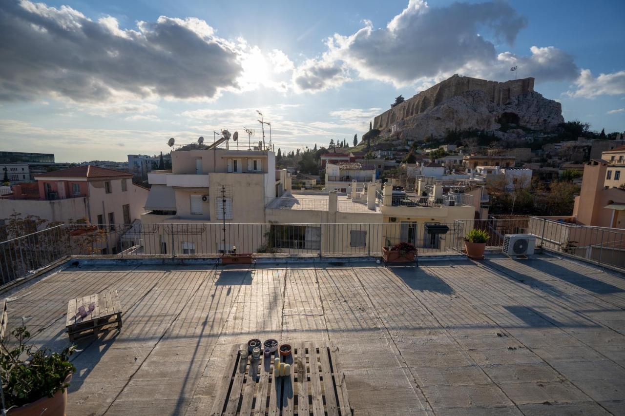 Plaka With Acropolis Rooftop View Access Athena Bagian luar foto